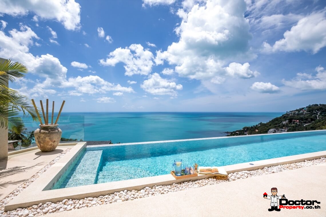 Luxury 5 Bedroom Sea View Villa - Chaweng Noi - Koh Samui - for sale